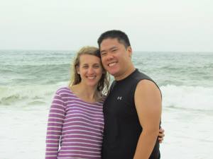 My married daughter and son-in-love -- celebrated one year!